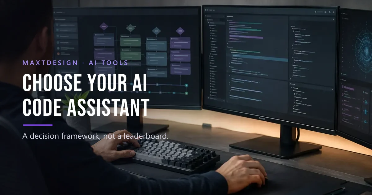Kodee How to Choose the Best AI Code Assistant: A Decision Framework | MaxtDesign